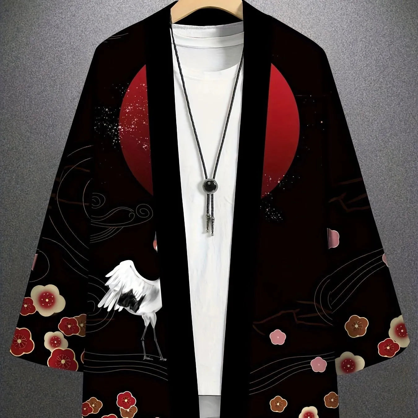 Boutique Wicks Sweat Japanese Summer Kimono Beach Shirt Cool