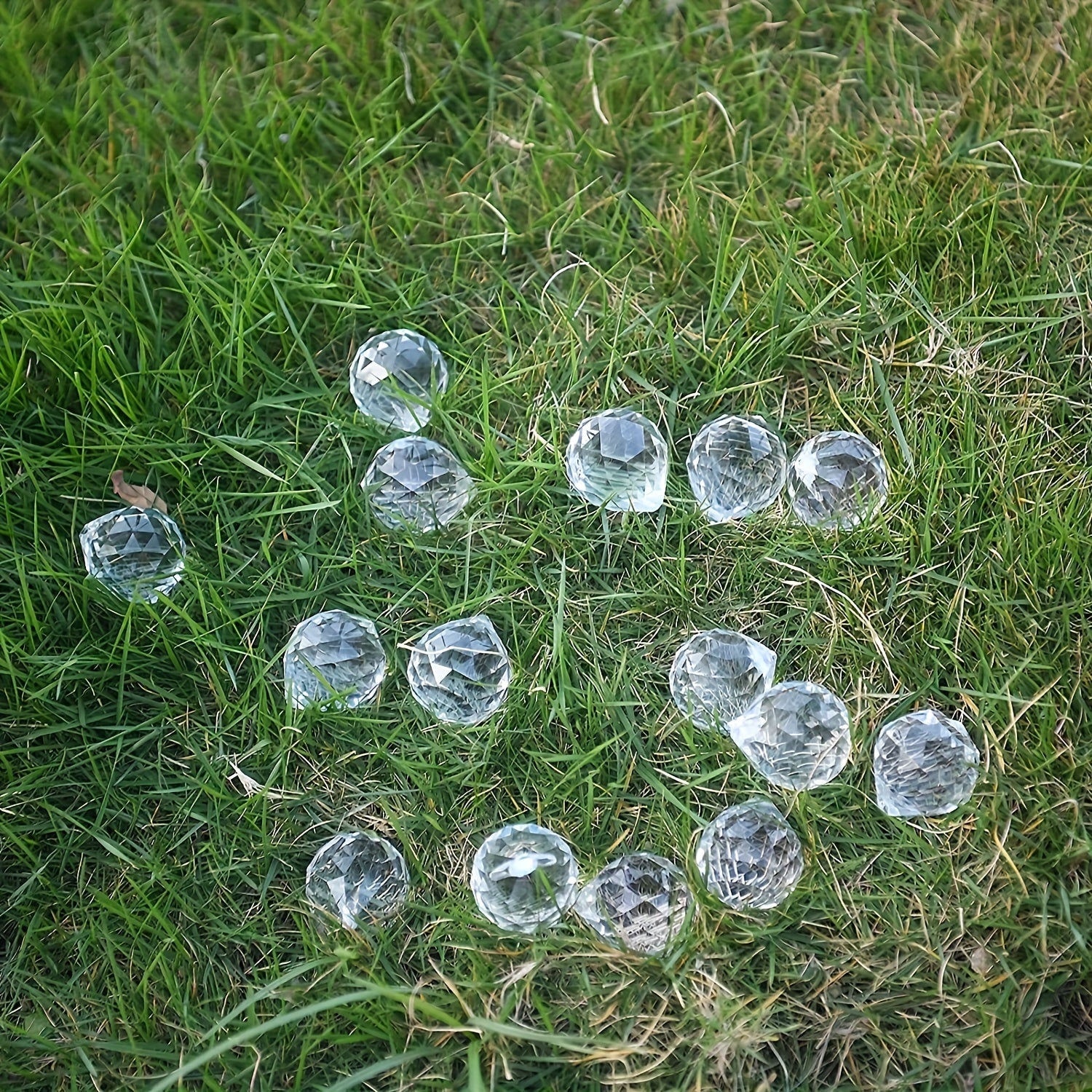12pcs Crystal Sun Catchers – Rainbow Glass Orbs for Window Decor