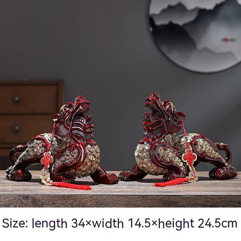 Decoration A Pair Bringing Fortune Feng Shui Living Room