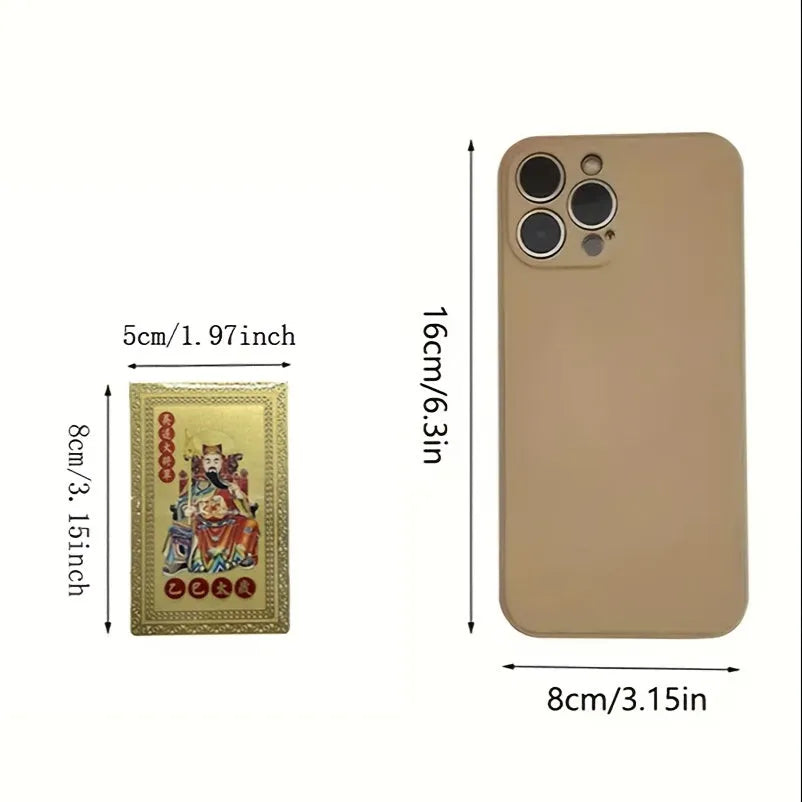 2025 Tai Sui Copper Card Feng Shui Blessing Card, Good Luck