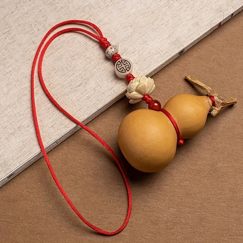 Natural Gourd Pendant – Good Luck Feng Shui Mascot & Gift