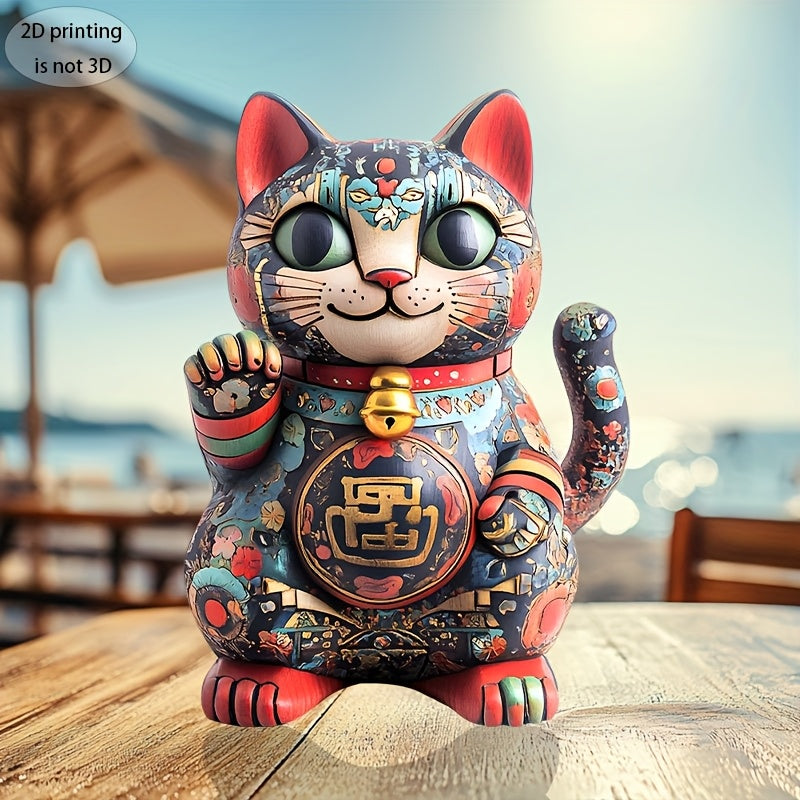 Maneki Neko Lucky Cat – Boho Style Symbol of Wealth & Fortune