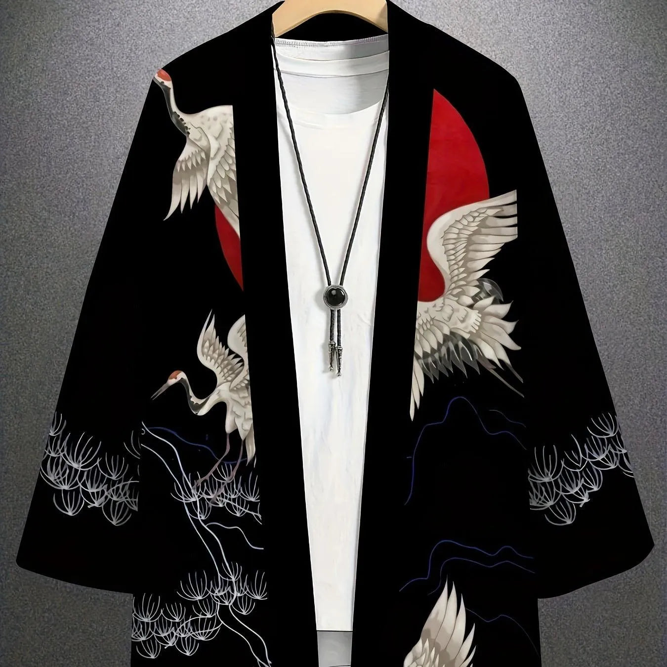 Boutique Wicks Sweat Japanese Summer Kimono Beach Shirt Cool