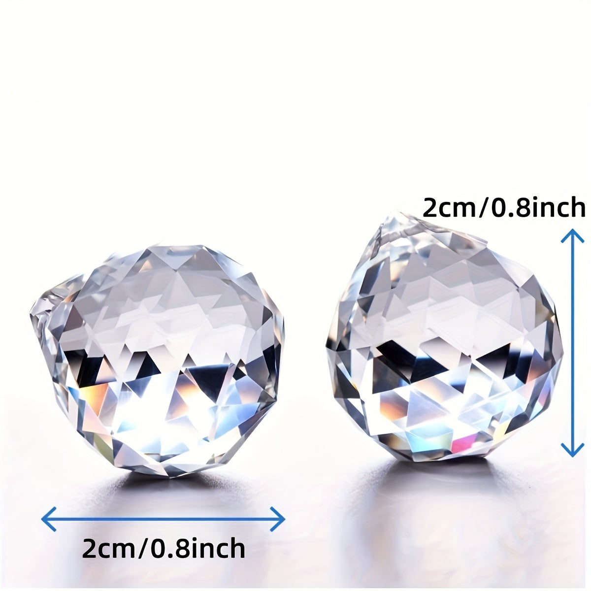 12pcs Crystal Sun Catchers – Rainbow Glass Orbs for Window Decor
