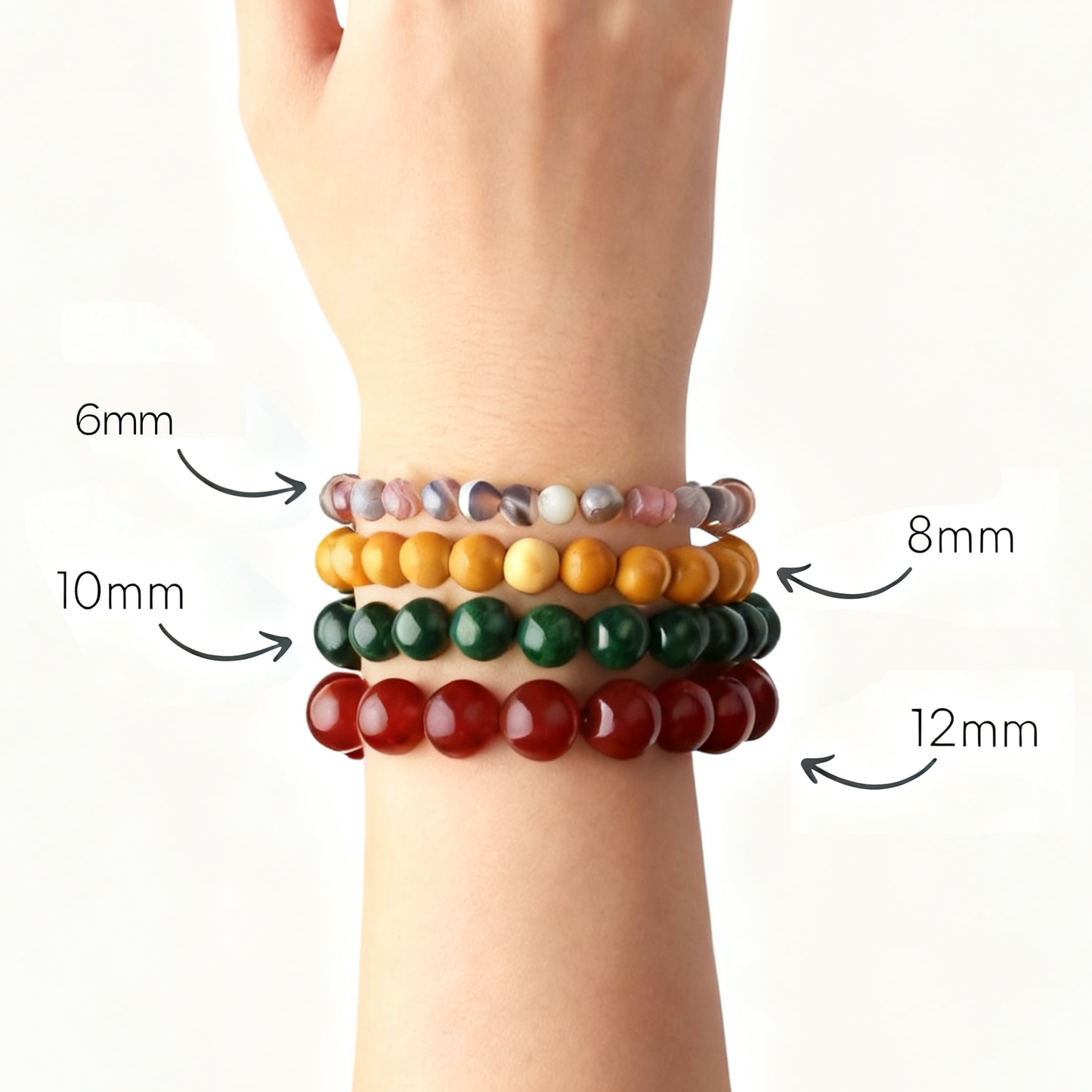 Customized Feng Shui Bracelet – Natural Stones Gift Set