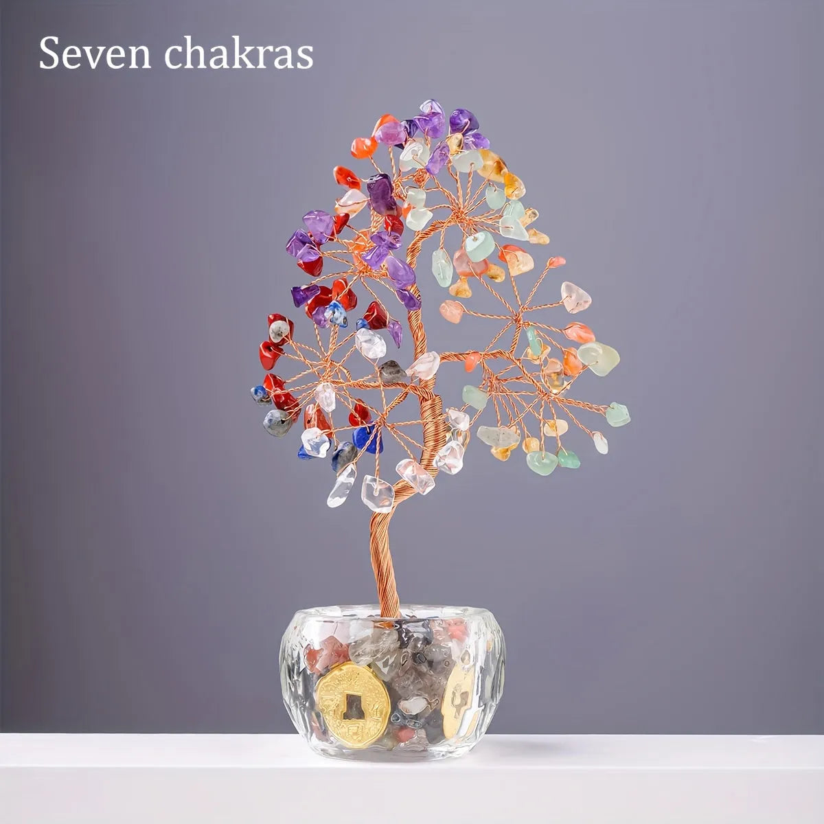 [Handcrafted Crystal Fortune Tree] Handcrafted Runyangshi 1p