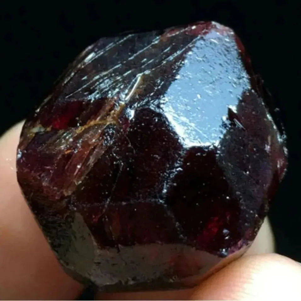 Authentic Red Garnet Crystal - Natural Rough Gemstone for Ho